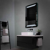 Espejo LED Vertical | Control por interruptor de pared | Luz blanca fría - Reyze Seria Salono Model 7